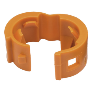 PANDUIT PCBANDOR-Q – Kit de Clips de Identificación / 25 piezas / Diámetro 4.7-7.8 mm (0.19-0.31 in) / -10°C a 60°C / Naranja