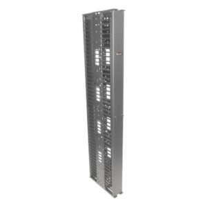 SIEMON VCM-6D – Organizador Vertical Doble / 45UR / Acero 16AWG / 6in (152mm) Ancho / 2149 Cables 0.13in