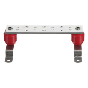 PANDUIT GB2B0304TPI-1 – Barra de Puesta a Tierra para Telecomunicaciones / 1/4in x 2in x 10in (0.64cm x 5.08cm x 25.4cm) / Cobre Estañado / 7 Posiciones / TIA-607-C