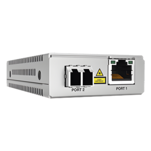 ALLIED TELESIS AT-MMC2000LX/LC-TAA-60 – Convertidor de medios / Gigabit Ethernet a fibra óptica / LC monomodo / 10 km / TAA / 10/100/1000 Mbps