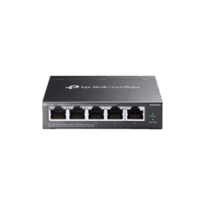 TP-LINK ES205GP – Switch Gestionado / 5 Puertos Gigabit / 4 Puertos PoE+ / 65W / Cloud SDN / Sin Ventiladores