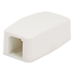PANDUIT CBXQ1IW-A – Caja de Montaje en Superficie / 1 Puerto Mini-Com / ABS / 1.48 x 0.98 x 2.6 in / Blanco Mate