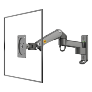 NB-EPCOM F150NB – Soporte de Pared para Monitor / 17" a 35" / Carga 12 Kg (26.4 lbs) / VESA 75x75 y 100x100 / Inclinación -30° a +85° / Rotación 360° / Acero