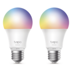 TP-LINK TAPOL530E2PACK – Foco Smart Wi-Fi Multicolor / A60 E27 / 806 Lúmenes / Atenuación 1%-100% / 2500-6500 K / Control por Voz / 2.4 GHz