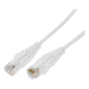 LINKEDPRO BY EPCOM LP-UT6A-700-WH28 – Cable de Parcheo Slim UTP / Cat6A / 7 m (22.97 ft) / 28 AWG / Blanco