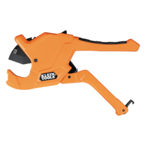 KLEIN TOOLS 500-44 – Cortador de Tubería con Trinquete / PVC y PEX / Capacidad 31 mm (1 1/4 in) Interior / 41 mm (1 5/8 in) Exterior / Cuerpo Aluminio Fundido / Longitud 26 cm (10.3 in)