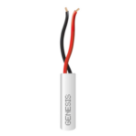 GENESIS 2102-1101/1000 – Cable para Alarma / 2x22 AWG / Riser FT4 / 305 m (1000 ft) / CL3R FPLR CMR / -20°C a 75°C