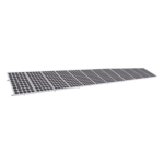 EPCOM POWERLINE KIT12PVEKTOR8R – Sistema de Montaje Solar / Aluminio Anodizado / 1x12 Módulos / Inclinación 20° a 45° / Viento 136 km/h / Riel 5400 mm