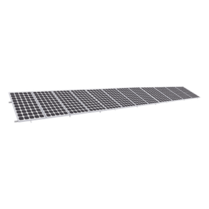EPCOM POWERLINE KIT12PVEKTOR8R – Sistema de Montaje Solar / Aluminio Anodizado / 1x12 Módulos / Inclinación 20° a 45° / Viento 136 km/h / Riel 5400 mm