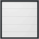 ACCESSPRO APDOOR-97 – Puerta de Garage Seccional / 9 x 7 pies (2.74 x 2.13 m) / Panel Calibre 26 / Aislamiento Poliuretano 42 mm / 4 Secciones / Lámina Galvanizada