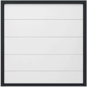 ACCESSPRO APDOOR-97 – Puerta de Garage Seccional / 9 x 7 pies (2.74 x 2.13 m) / Panel Calibre 26 / Aislamiento Poliuretano 42 mm / 4 Secciones / Lámina Galvanizada