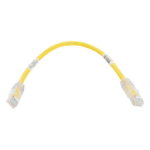 PANDUIT UTPSP1YLY – Cable de Parcheo UTP Cat6 / 24 AWG / CM / 0.3 m (1 pie) / Amarillo