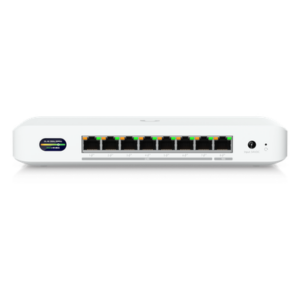 UBIQUITI UDB-SWITCH – Switch PoE+ / 8 Puertos Multi-Gig / 1 x 10 GbE y 7 x 2.5 GbE / Wi-Fi 7 / 6 GHz / 30 W por Puerto / Compacto