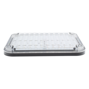 EPCOM INDUSTRIAL SIGNALING XLTE515RWV2 – Luz de Advertencia LED / 9x7" / Bicolor Rojo/Claro / 104 LED / 12 VCC / 10 Patrones de Destello