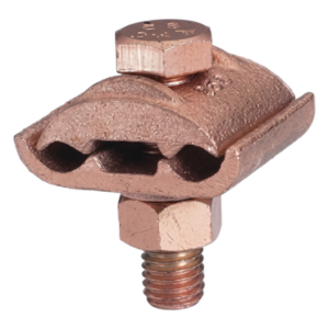TOTAL GROUND TG-CC28 – Conector Cable a Superficie Plana o Barra / Calibre 2/0 AWG a 250 KCMIL / Aleación de Cobre / Enterramiento Directo