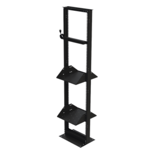 LINKEDPRO BY EPCOM KIT-ORG-45HD – Rack 19" / 45 UR / 2 Charolas / PDU 8 Tomas / Doble Perforación / Estructura Reforzada