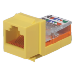 PANDUIT NK5E88MYLY – Módulo Jack Keystone / Cat 5e / RJ45 / 8P8C / Leadframe / T568A-B / Sin Blindaje / Amarillo