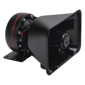 EPCOM INDUSTRIAL SIGNALING XYD100 – Bocina de uso rudo / 100 W / 8 Ohms / Base aluminio / 7.0 × 8.1 × 5.1 pulgadas