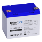 LINKEDPRO BY EPCOM LK3512 – Batería de Respaldo AGM / 12 V / 35 Ah / Válvulas de Regulación / Terminales T1 / Vida Útil 5 Años / Certificación UL