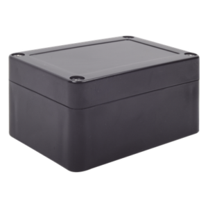 TXPRO TXG-014-BK – Gabinete Plástico para Exterior / IP65 / 100 x 68 x 50 mm / Montaje en Pared / Rango -20 a 60 °C