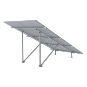 EPCOM POWERLINE VEKTOR5R2X2 – Montaje para Panel Solar / Arreglo 2x2 / Riel 5 de 2700 mm / Módulos 30-35 mm / Viento 151 km/h (93.8 mph) / Inclinación 25°