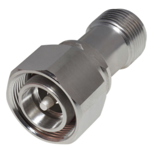 RF INDUSTRIES,LTD RFD-43M-NF – Adaptador RF en Línea / 4.3-10 Macho a N Hembra / 50 Ohm / 5,500 MHz / PIM -160 dBc / VSWR 1.10:1