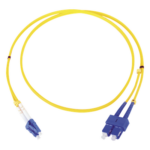 LINKEDPRO BY EPCOM LP-FO-6060B – Jumper de Fibra Óptica / Monomodo 9/125 / LC/SC Duplex / 1 Metro (3.28 Pies) / ITU-T G.652.D