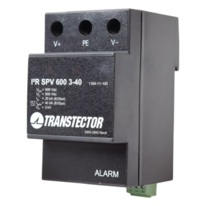 TRANSTECTOR I2R-SPV600-3-40 – Supresor de Sobretensiones / 600 VDC / 20 kA In / 40 kA Imax Tipo 2 / DIN Rail
