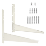 PRECISION PST-MIN-W – Base Universal para Minisplit / Montaje en Pared / 1 a 2.5 Ton / Acero Galvanizado y Aluminio / 542 x 46 x 235 mm / 1.78 x 0.15 x 0.77 pies