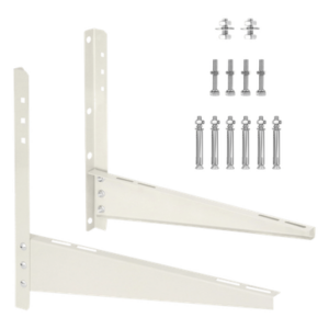 PRECISION PST-MIN-W – Base Universal para Minisplit / Montaje en Pared / 1 a 2.5 Ton / Acero Galvanizado y Aluminio / 542 x 46 x 235 mm / 1.78 x 0.15 x 0.77 pies