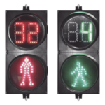 ACCESSPRO PROLIGHTPAST – Semáforo Peatonal / Cuenta Regresiva / Diámetro 20 cm / LED Alta Potencia / 110V CA / IP Exterior / -40 °C a +80 °C