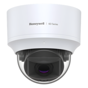 HONEYWELL HC60W35R2 – Cámara IP domo / 5 MP / interior / lente motorizado 2.7-13.5 mm / IR 30 m / IP52 / IK10 / PoE IEEE 802.3af / ONVIF
