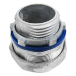 ANCLO ANC-HLR-34 – Conector Recto para Tubo Liquidtight / 3/4" (19 mm) / Acabado Bruñido Brillante / Sellos y Contratuerca Incluidos / NEMA FB-1 / UL 514B
