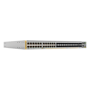 ALLIED TELESIS AT-X930-28GSTX-901 – Switch Apilable / 48 Puertos Gigabit / 4 SFP+ 10G / PoE+ / Doble Fuente Hot-Swap / MACsec / IPv6 Ready / OpenFlow 1.3