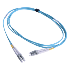 SIEMON FJ2-LCLC5L-01AQ – Jumper de Fibra Óptica Multimodo 50/125 OM3 / LC-LC Duplex / OFNR / Aqua / 1 Metro (3.28 Pies)