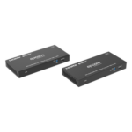EPCOM PROAUDIO EPC-EHB70ARC – Extensor HDMI HDBaseT / 4K@60Hz / 70 m (229.7 ft) / 18 Gbps / ARC / IR Bidireccional / RS232 / PoC / Cat5e/6