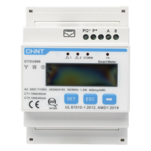 HOYMILES DTSU666/100A – Medidor de Energía Inteligente / Monitoreo con TC Externos 100 A / Inyección Cero / Integración Cloud / Compatible con Microinversores