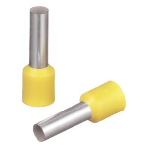 PANDUIT FSD82-12-C – Ferrúla de Cobre DIN / 10 AWG / Largo 12 mm / Tambor Integrado / Paquete 100 Piezas