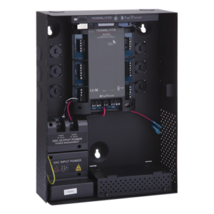 ROSSLARE SECURITY PRODUCTS AC-225IP-BU – Controlador de Acceso IP / 2 Puertas Expandible a 4 / 20,000 Usuarios / 30,000 Eventos / TCP-IP / Gabinete con LED y Fuente