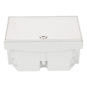 SIMON SM-CPE-IP66 – Caja de Suelo Estanca / IP66 / Interior y Exterior / Sistema de Drenaje / Cierre de Seguridad / Alta Resistencia