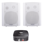 EPCOM PROAUDIO SF775AW/BT – Sistema de Altavoces Amplificados / 2x20W RMS a 8Ω / Bluetooth / Woofer 5'' / Tweeter 1.5'' / Montaje en Pared / Respuesta 80 Hz-18 kHz