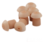 PRYME P-BUD10 – Tapón de Plástico para Micrófono / Paquete 10 Unidades / Doble Sellado Opcional / Versión Transparente / Atenuación de Ruido