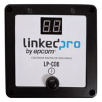 LINKEDPRO BY EPCOM LP-CDD – Contador Digital Descargas Atmosféricas / Pantalla Digital / IP65 Exterior / Batería 3V / Rango -20°C a 60°C / 120x120x60 mm (4.7x4.7x2.4 in)