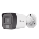 HiLook by HIKVISION IPC-B120HA-LUC – Cámara Bala IP / 2 Megapixel / Dual Light 20 m (65.6 ft) IR + 15 m (49.2 ft) Luz Blanca / Ángulo 101° / AcuSense Lite / IP67 / PoE