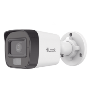 HiLook by HIKVISION IPC-B120HA-LUC – Cámara Bala IP / 2 Megapixel / Dual Light 20 m (65.6 ft) IR + 15 m (49.2 ft) Luz Blanca / Ángulo 101° / AcuSense Lite / IP67 / PoE
