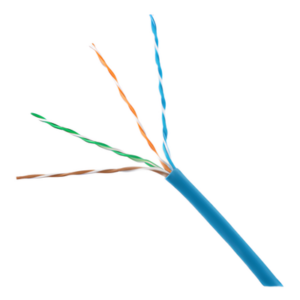 PANDUIT PUP6C04BU-W – Bobina de Cable UTP / 305 m (1000 pies) / Cat 6 / 23 AWG / CMP Plenum / 4 Pares / HDPE / Cobre Sólido