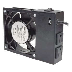 LINKEDPRO BY EPCOM LP-VENT-01 – Ventilador para Gabinete de Pared / 110 VCA / 38 CFM / 2 Tomas de Corriente / 171x41x127 mm / 6.7x1.6x5.0 pulgadas