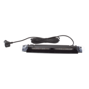 ECCO ED5051VDL2AW – Luz de Visera LED / Dual Color Ámbar/Blanco / 67 Patrones de Destello / 12-24 Vcc / Perfil 1.3 pulgadas / Certificación SAE Clase I