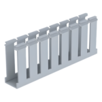 PANDUIT G1X1LG6 – Canaleta Ranurada de PVC / 1.25 in Ancho / 3.12 in Alto / 1800 mm (5.9 ft) Largo / Tipo G / Gris