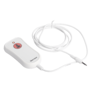 IBERNEX NX0881 – Pulsador de Llamada para Paciente / Material Antibacteriano / Código Braille / IP67 / Cable 2 m Resistente al Fuego / 12 V